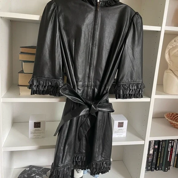 The Vampire’s Wife x Current/Elliot leather dress NWT - Picture 8 of 8